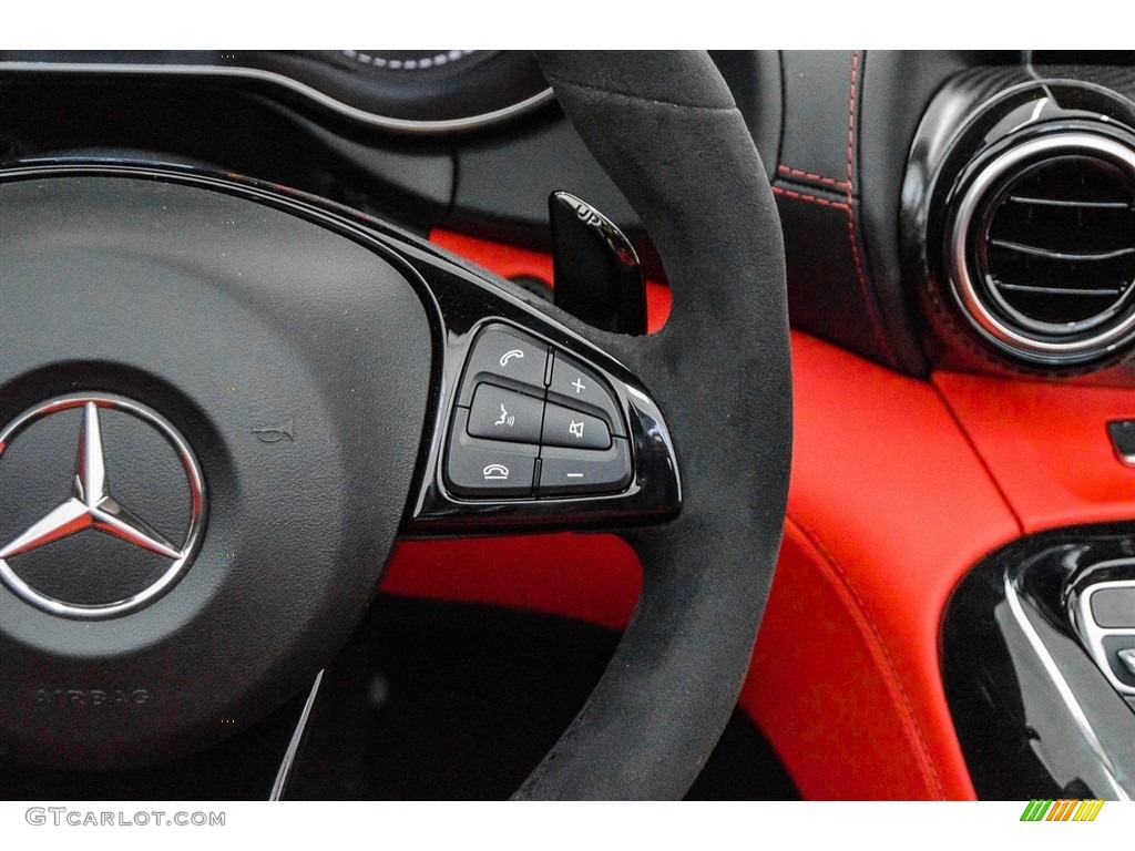 2018 AMG GT C Roadster - designo Iridium Silver Magno (Matte) / Red Pepper/Black photo #17