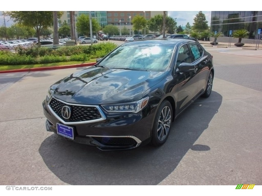 2018 TLX V6 Sedan - Crystal Black Pearl / Parchment photo #3