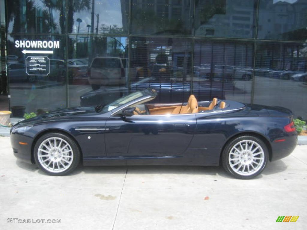 2009 DB9 Volante - Mariana Blue / Kestrel Tan photo #3