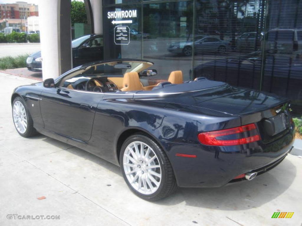 2009 DB9 Volante - Mariana Blue / Kestrel Tan photo #4