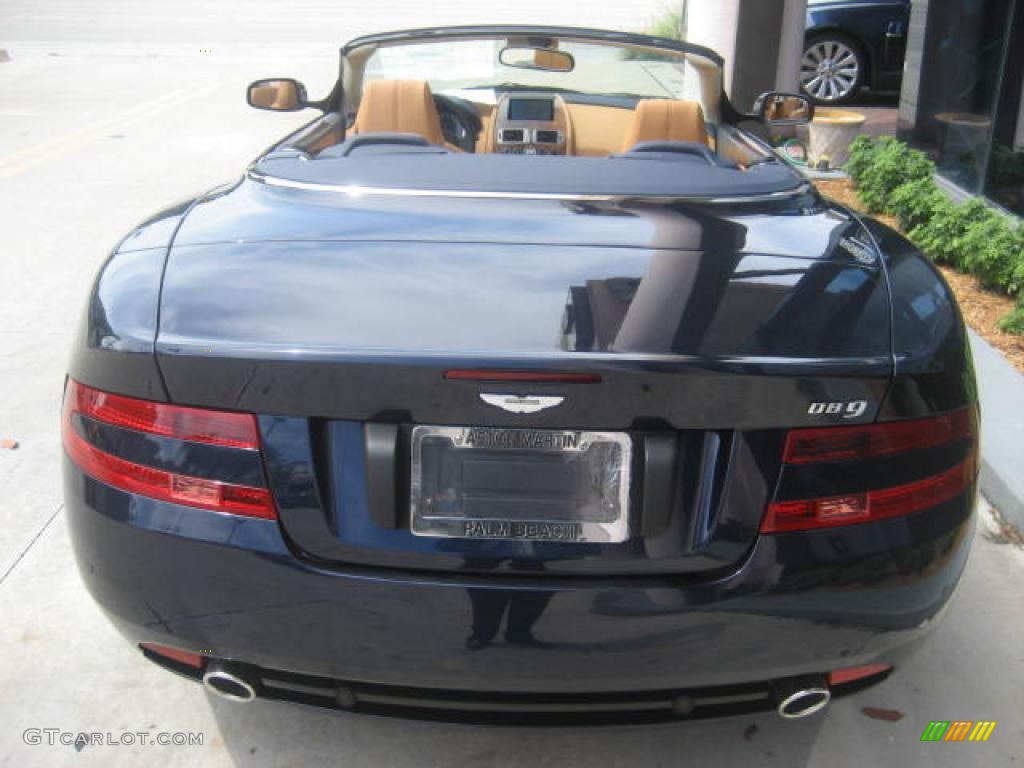 2009 DB9 Volante - Mariana Blue / Kestrel Tan photo #5