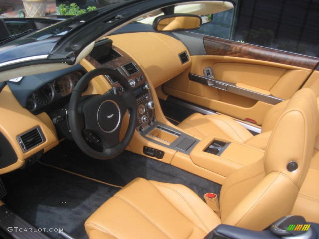2009 DB9 Volante - Mariana Blue / Kestrel Tan photo #9