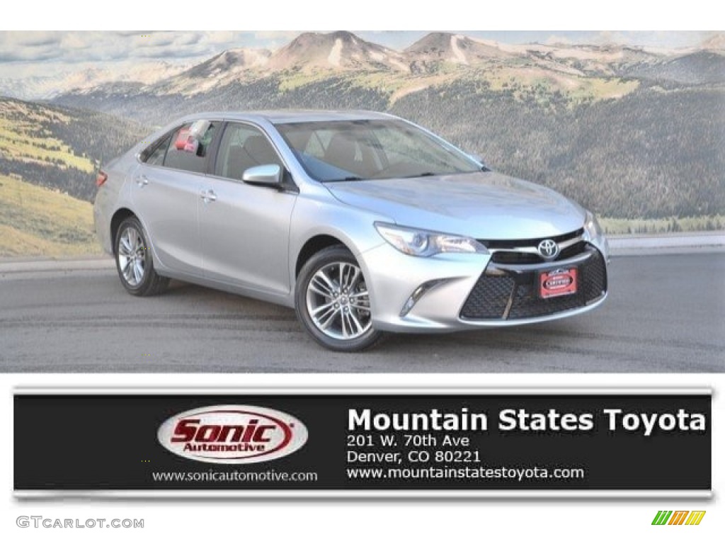 2015 Camry SE - Celestial Silver Metallic / Black photo #1