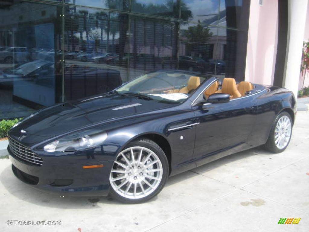 2009 DB9 Volante - Mariana Blue / Kestrel Tan photo #18