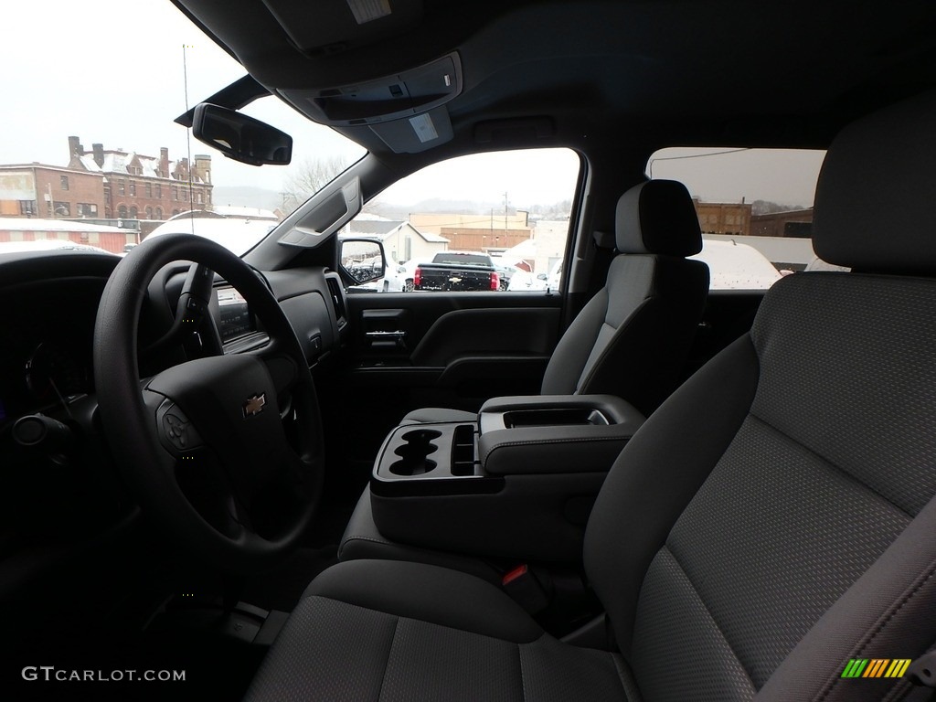 2018 Silverado 1500 Custom Crew Cab 4x4 - Black / Dark Ash/Jet Black photo #9