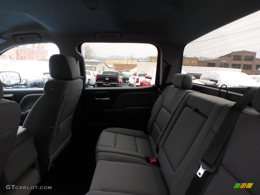 Dark Ash/Jet Black Interior 2018 Chevrolet Silverado 1500 Custom Crew Cab 4x4 Photo #124372287