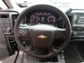 Dark Ash/Jet Black 2018 Chevrolet Silverado 1500 Custom Crew Cab 4x4 Steering Wheel