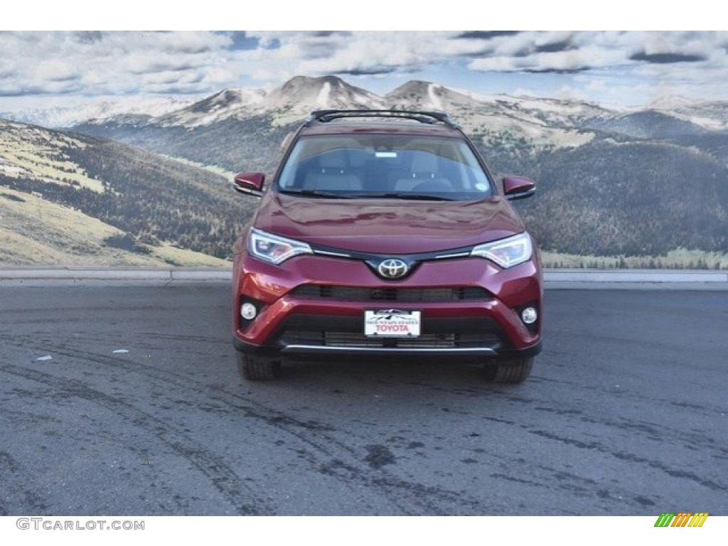 2018 RAV4 Limited AWD - Ruby Flare Pearl / Black photo #2