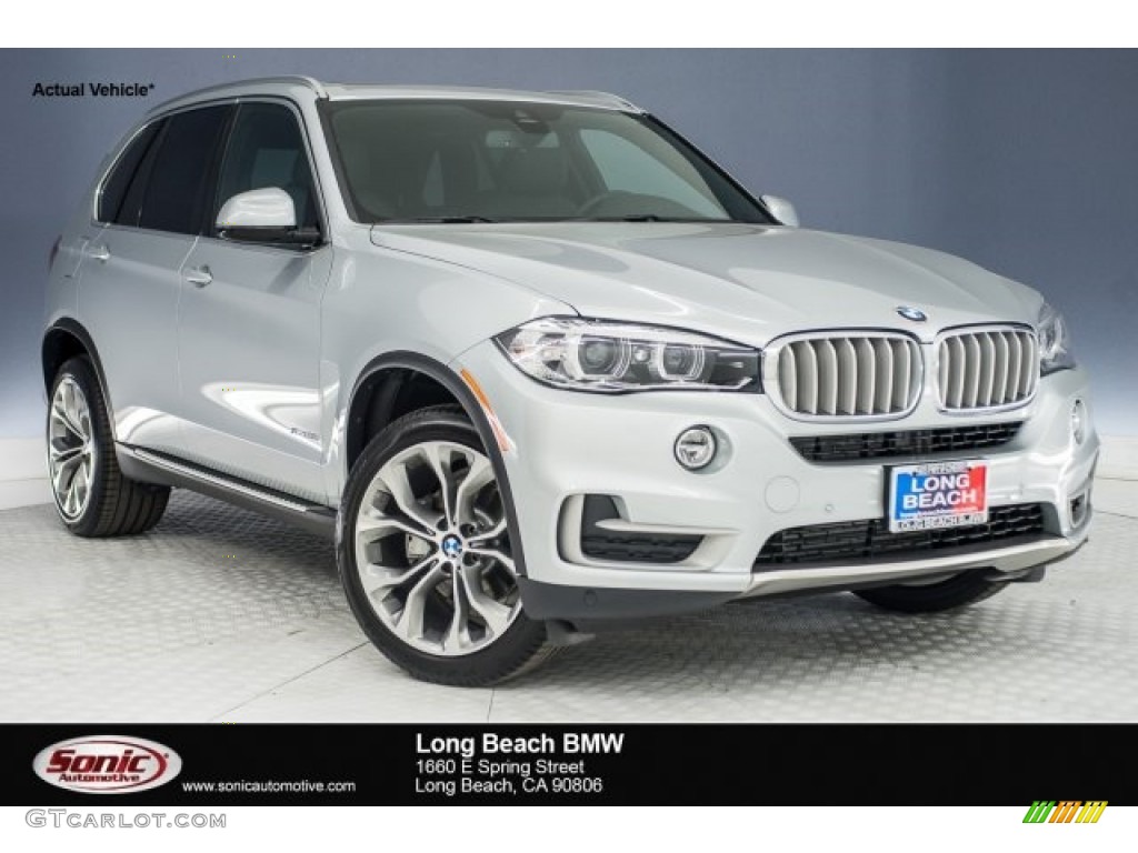 2018 X5 sDrive35i - Glacier Silver Metallic / Black photo #1