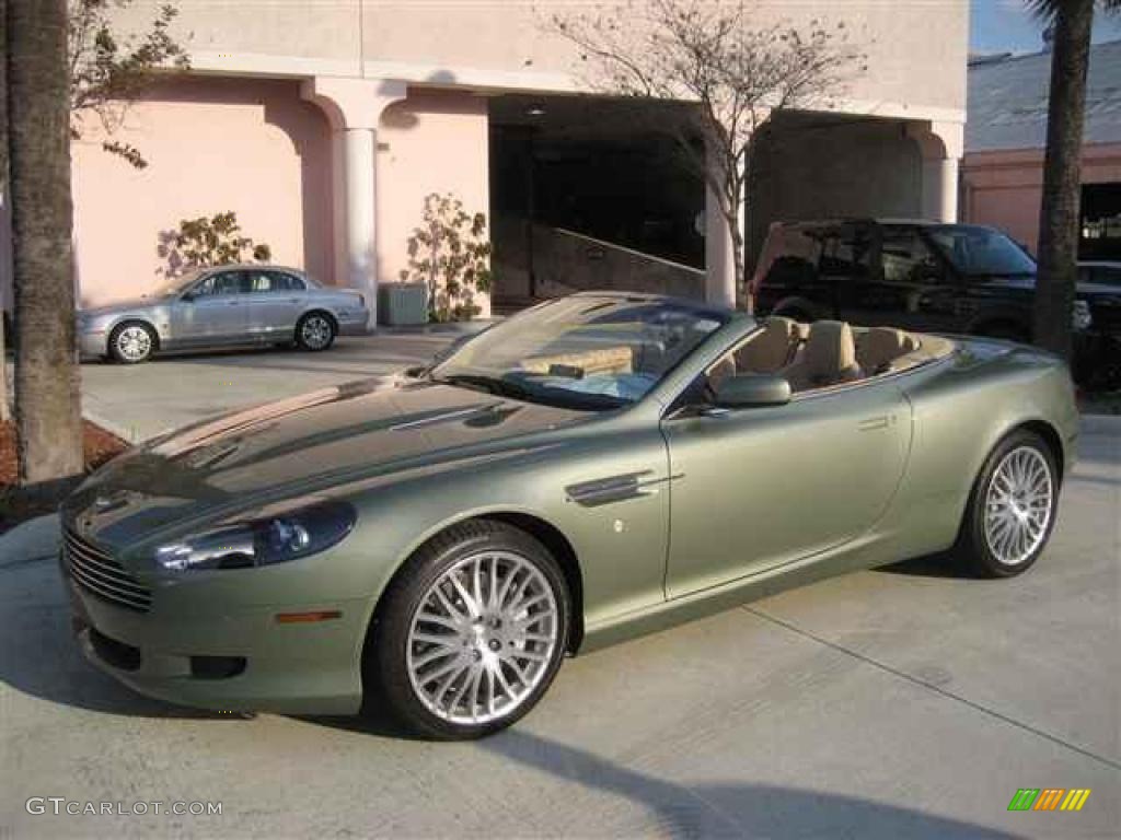 2009 DB9 Volante - California Sage / Sandstorm photo #1