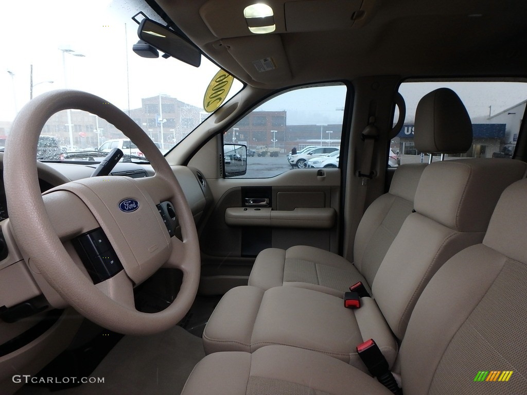 2006 F150 XLT SuperCrew 4x4 - Dark Toreador Red Metallic / Tan photo #10