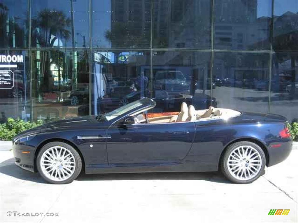 2009 DB9 Volante - Mariana Blue / Sandstorm photo #3