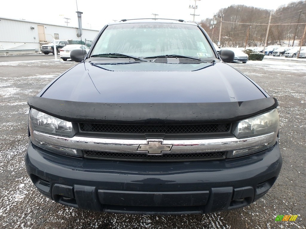 2003 TrailBlazer LS 4x4 - Indigo Blue Metallic / Medium Oak photo #9