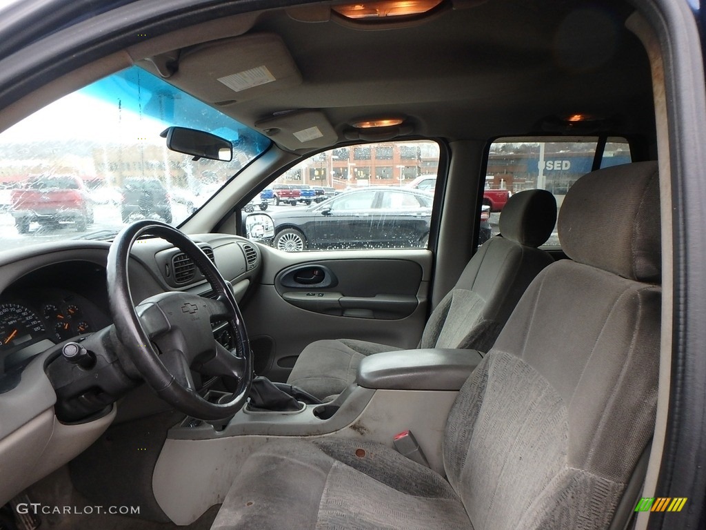 2003 TrailBlazer LS 4x4 - Indigo Blue Metallic / Medium Oak photo #11