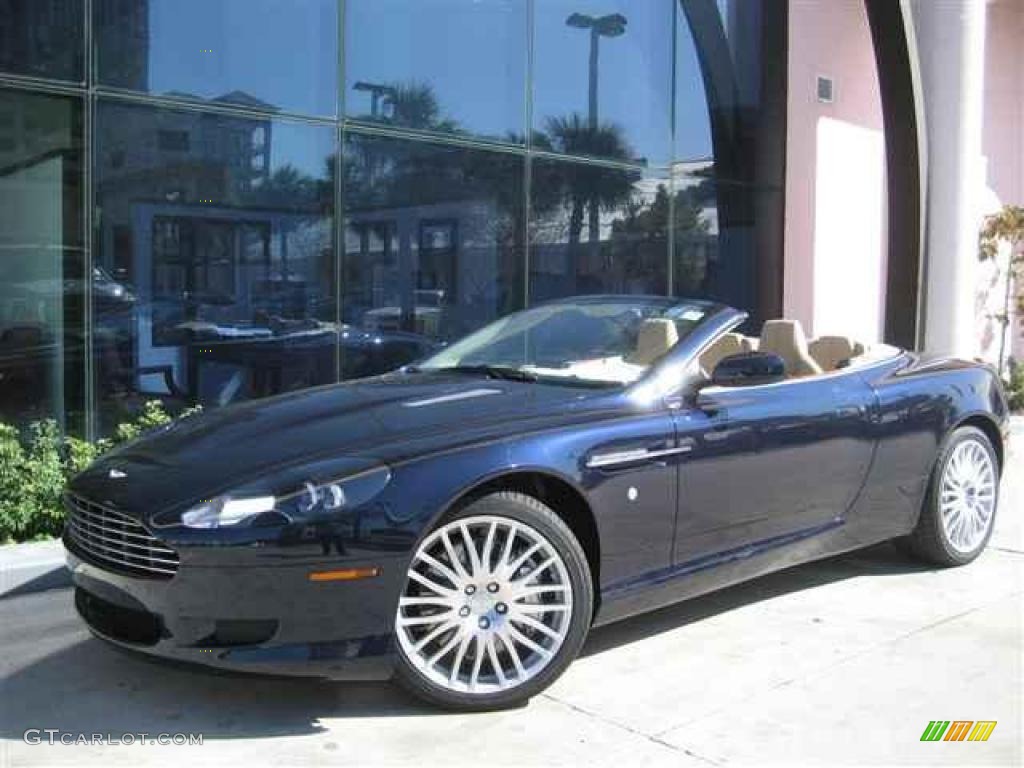 2009 DB9 Volante - Mariana Blue / Sandstorm photo #12
