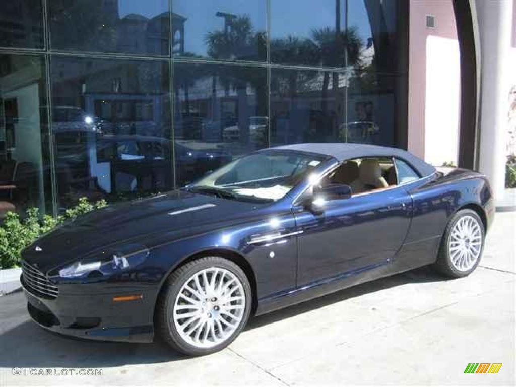 2009 DB9 Volante - Mariana Blue / Sandstorm photo #13