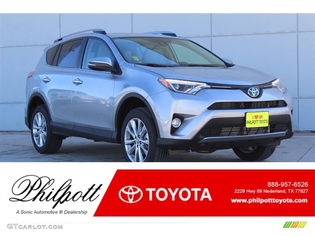 2018 RAV4 Limited - Silver Sky Metallic / Ash photo #1