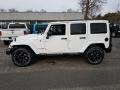 2018 Bright White Jeep Wrangler Unlimited Altitude 4x4  photo #3