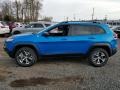 2018 Hydro Blue Pearl Jeep Cherokee Trailhawk 4x4  photo #3