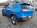 2018 Hydro Blue Pearl Jeep Cherokee Trailhawk 4x4  photo #4