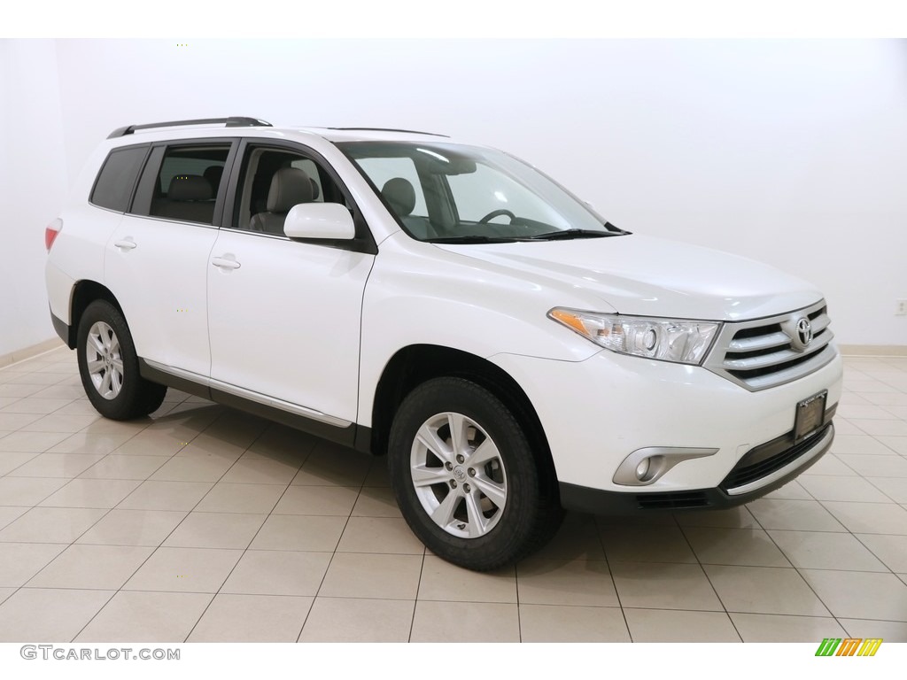 2011 Highlander SE 4WD - Blizzard White Pearl / Ash photo #1