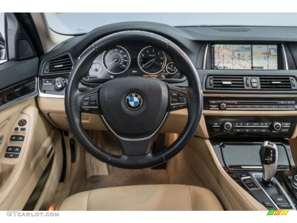2015 5 Series 528i Sedan - Dark Graphite Metallic / Venetian Beige photo #4