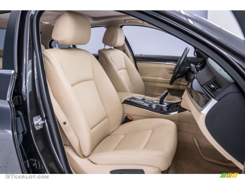 2015 5 Series 528i Sedan - Dark Graphite Metallic / Venetian Beige photo #6