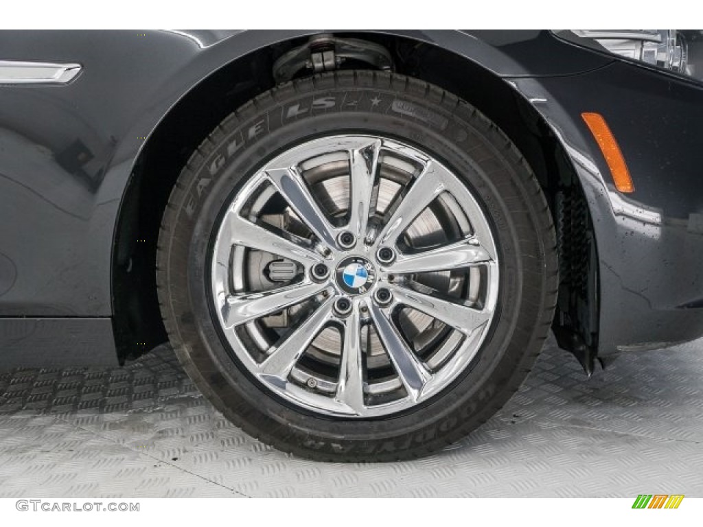 2015 5 Series 528i Sedan - Dark Graphite Metallic / Venetian Beige photo #9