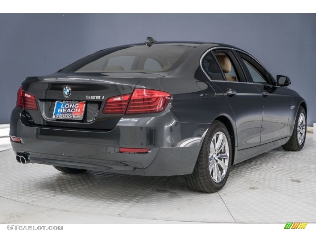 2015 5 Series 528i Sedan - Dark Graphite Metallic / Venetian Beige photo #13