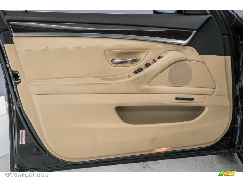 2015 5 Series 528i Sedan - Dark Graphite Metallic / Venetian Beige photo #22