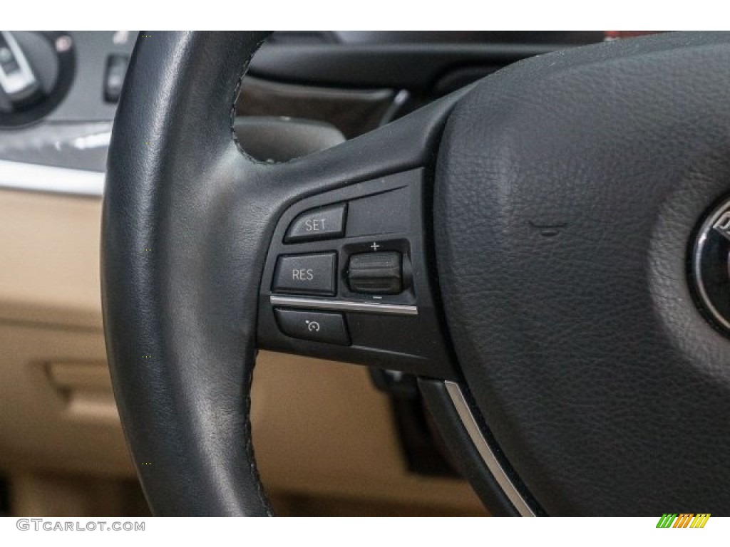 2015 5 Series 528i Sedan - Dark Graphite Metallic / Venetian Beige photo #24