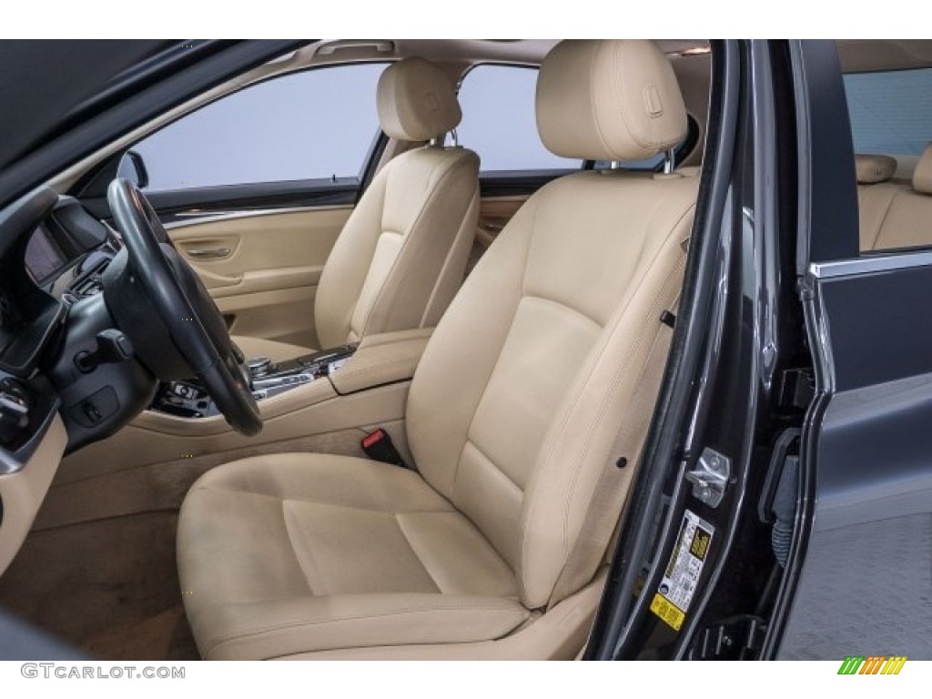2015 5 Series 528i Sedan - Dark Graphite Metallic / Venetian Beige photo #27