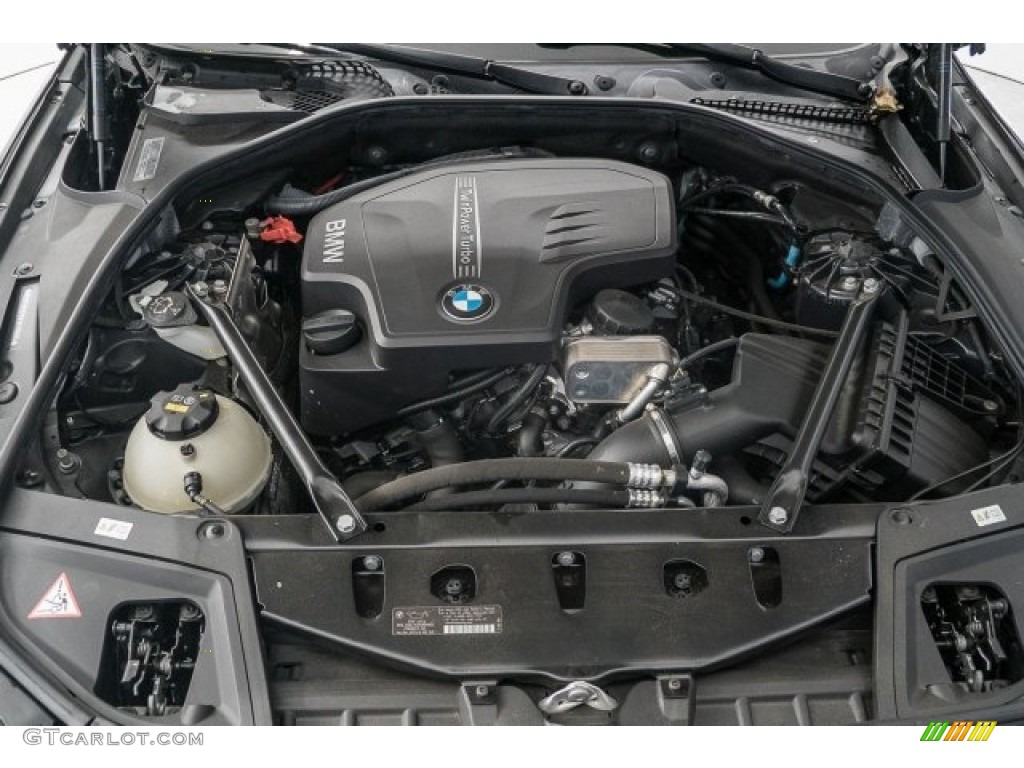 2015 5 Series 528i Sedan - Dark Graphite Metallic / Black photo #8