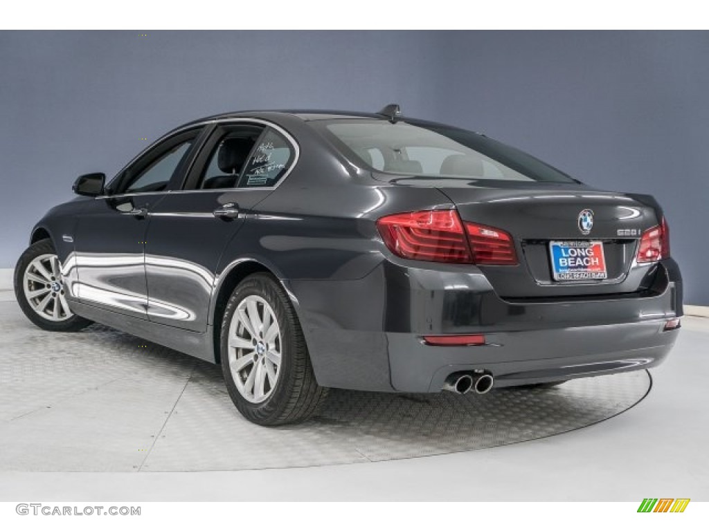2015 5 Series 528i Sedan - Dark Graphite Metallic / Black photo #14