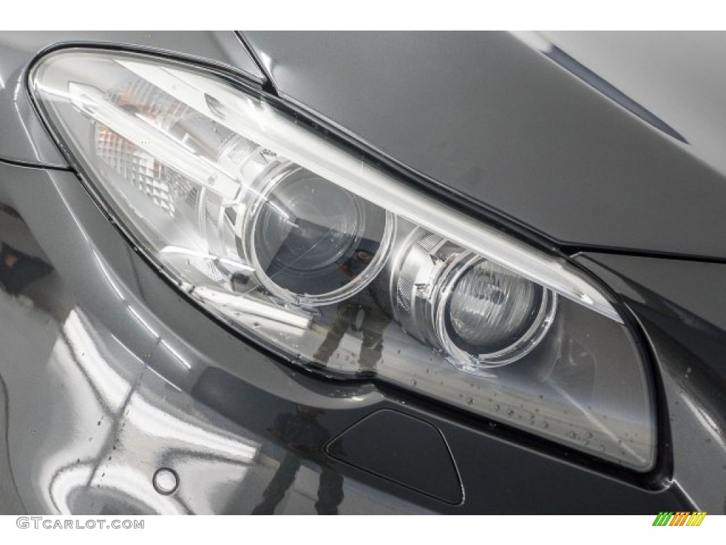 2015 5 Series 528i Sedan - Dark Graphite Metallic / Black photo #18