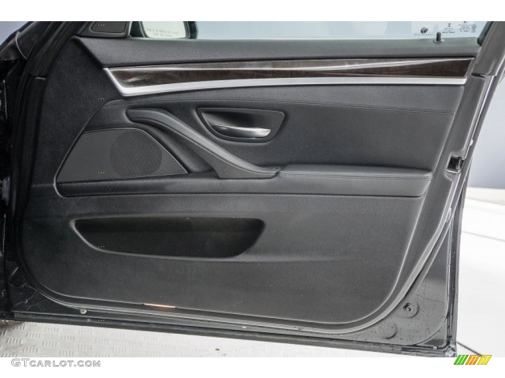 2015 5 Series 528i Sedan - Dark Graphite Metallic / Black photo #23