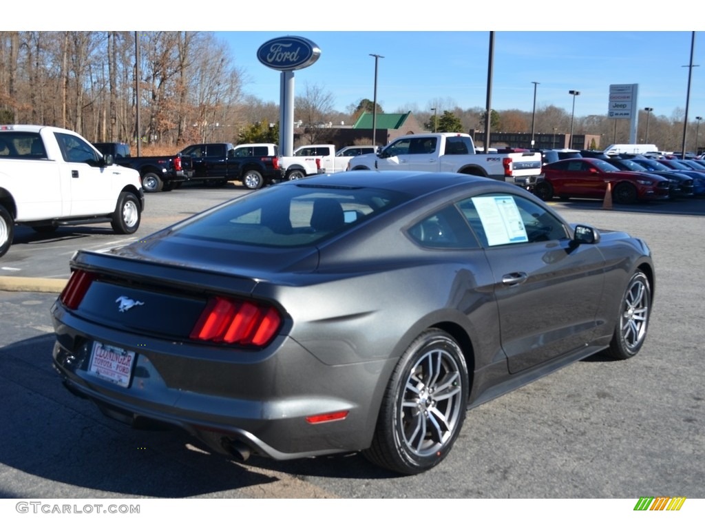 2016 Mustang EcoBoost Coupe - Magnetic Metallic / Ebony photo #3