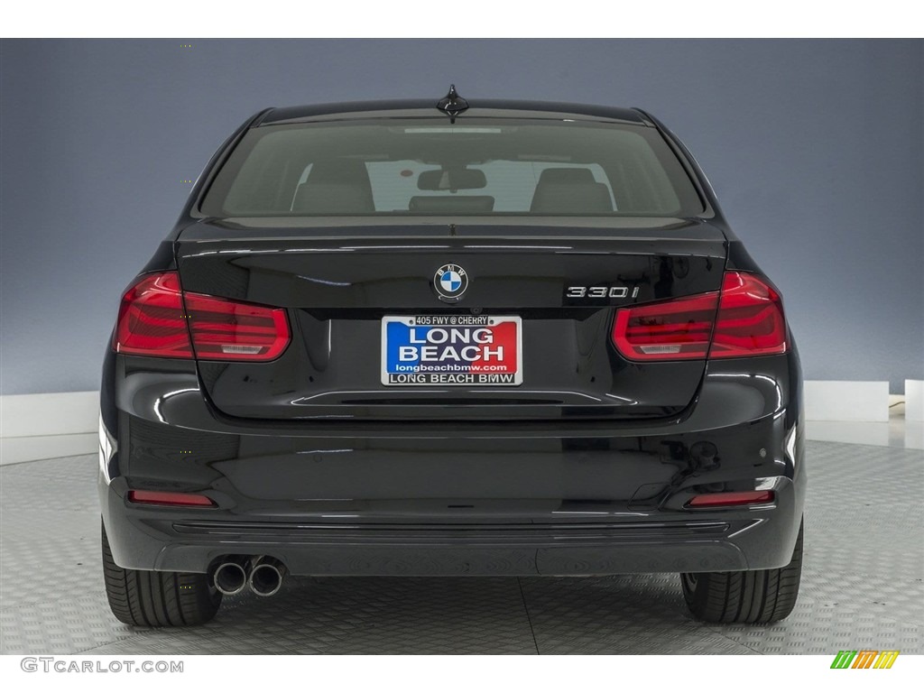 2018 3 Series 330i Sedan - Jet Black / Black photo #4