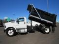 2017 Oxford White Ford F650 Super Duty Regular Cab Chassis Dump Truck  photo #2