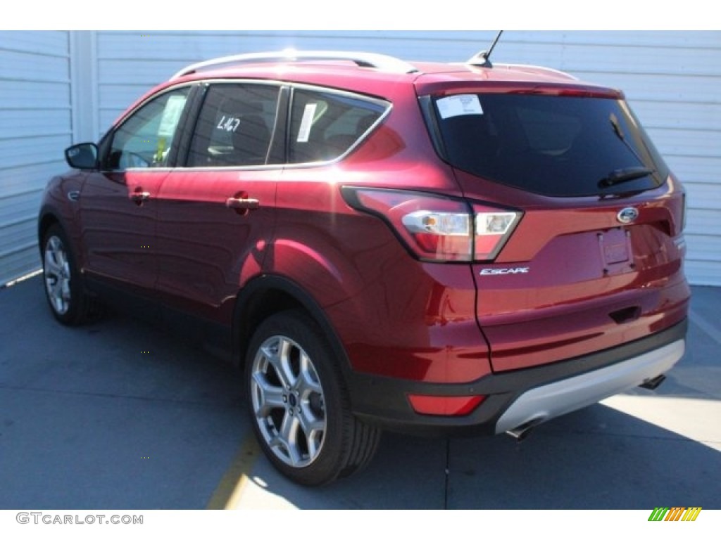 2018 Escape Titanium - Ruby Red / Charcoal Black photo #6