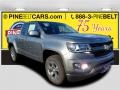 2018 Satin Steel Metallic Chevrolet Colorado Z71 Extended Cab 4x4  photo #1