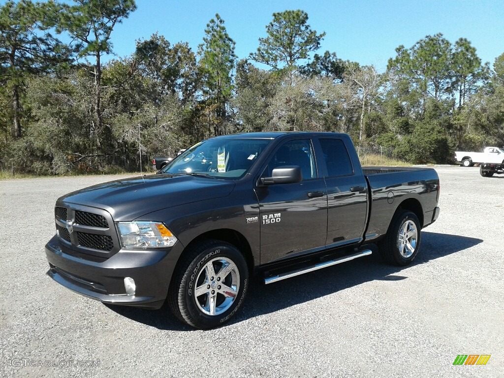 2018 1500 Express Quad Cab - Granite Crystal Metallic / Black/Diesel Gray photo #1
