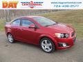 2012 Crystal Red Tintcoat Chevrolet Sonic LTZ Sedan #124382342