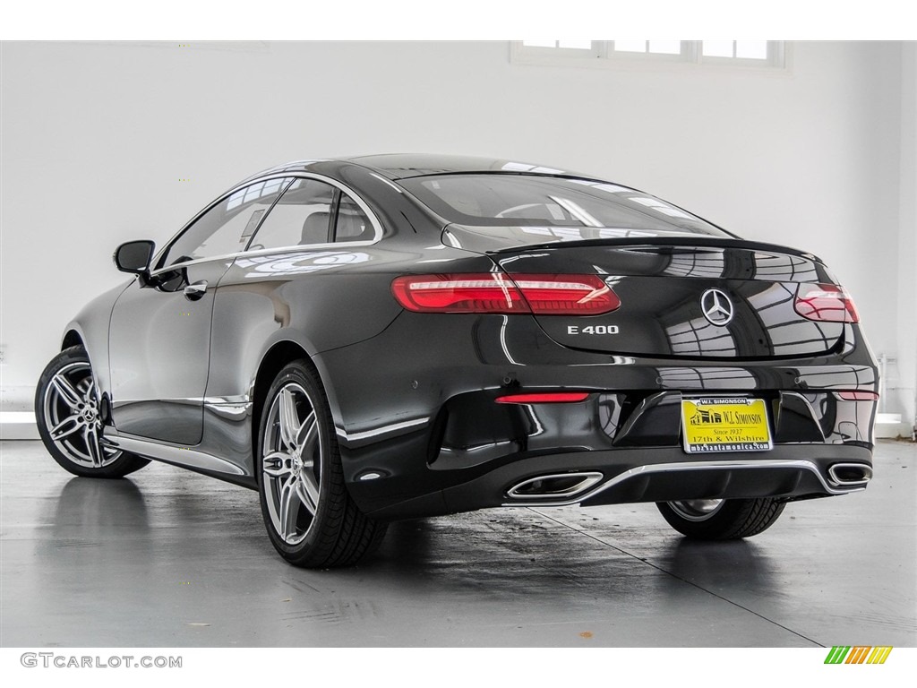 2018 E 400 Coupe - Black / Saddle Brown/Black photo #5