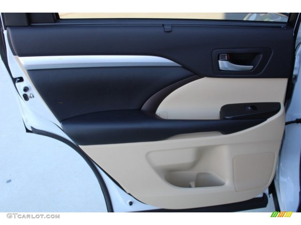 2018 Highlander XLE - Blizzard White Pearl / Almond photo #20