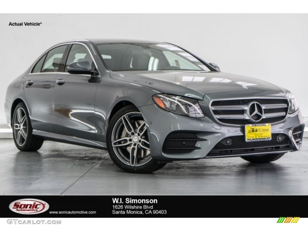 2018 E 300 Sedan - Selenite Grey Metallic / Macchiato Beige/Black photo #1