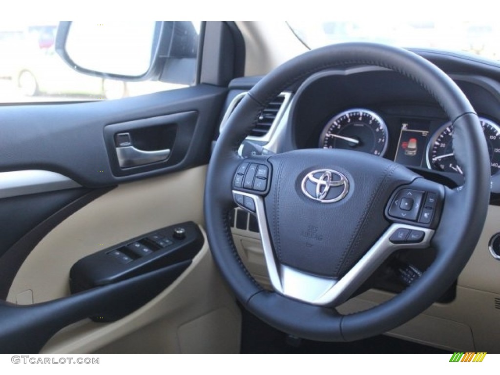 2018 Highlander XLE - Blizzard White Pearl / Almond photo #23