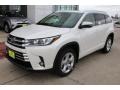 2018 Blizzard White Pearl Toyota Highlander Limited  photo #3