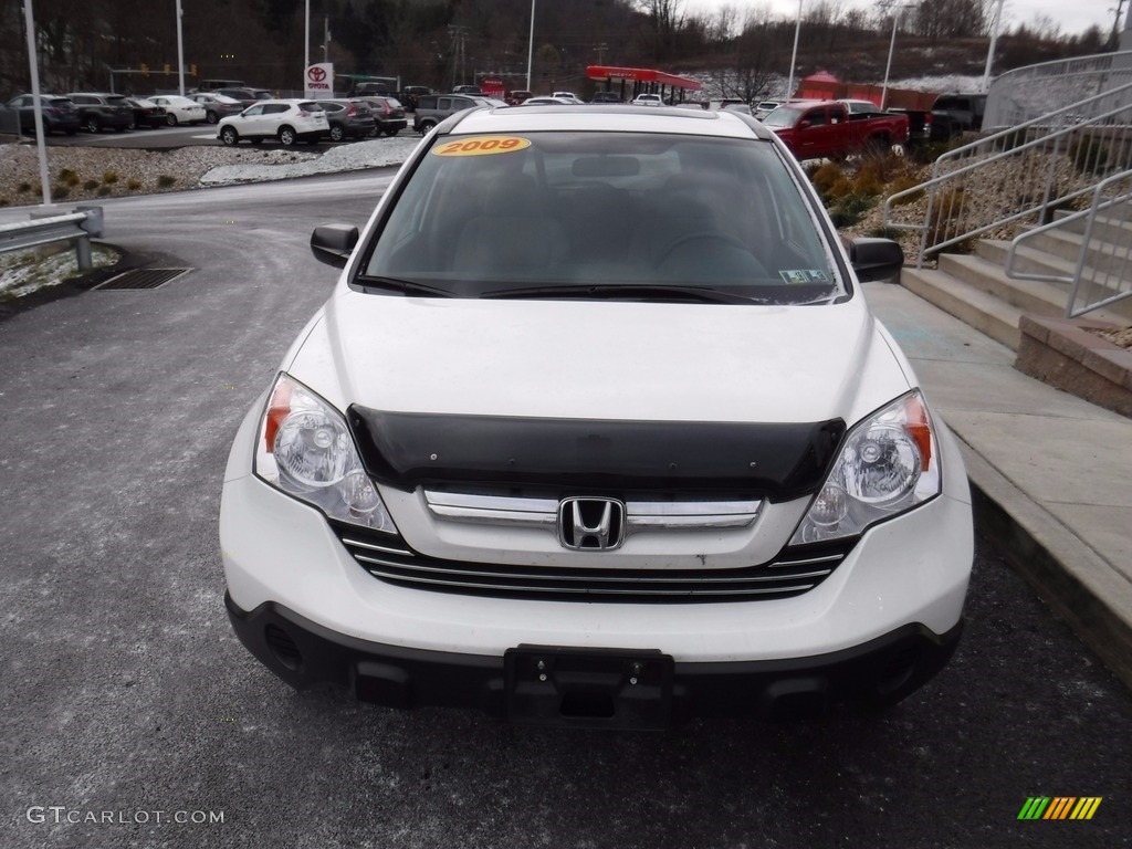 2009 CR-V EX 4WD - Taffeta White / Gray photo #4