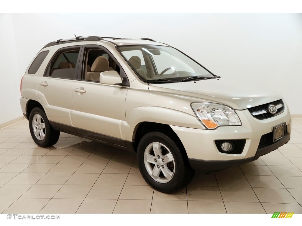 2009 Sportage LX V6 - Gold Leaf / Beige photo #1
